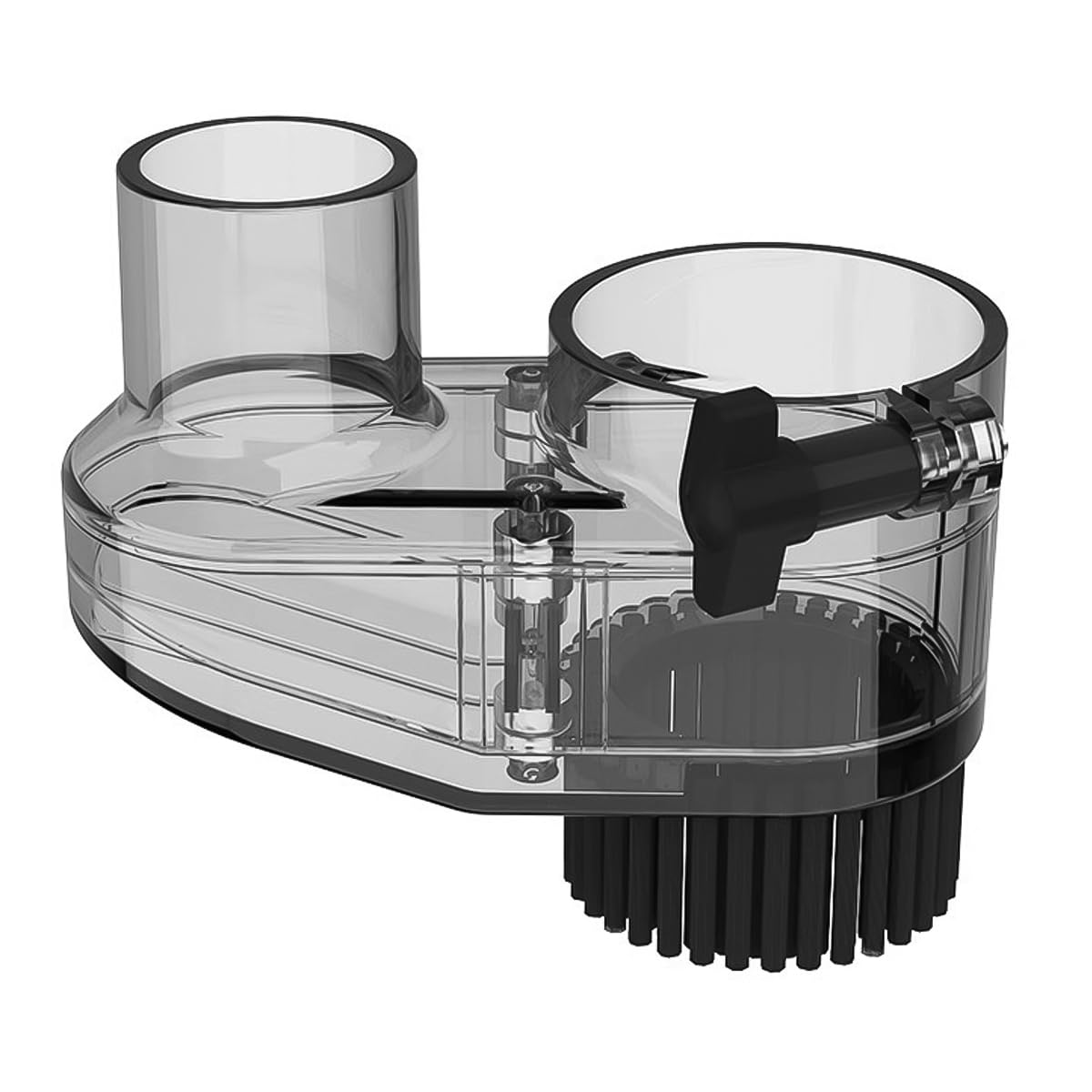 Nicear 52mm Diameter Cnc Router Dust Shoe Magnetic Adjustable Height Transparent And Nylon Brush Cnc Dust Shoe For 52mm Spindle Motors And Router For Maximum Vacuuming