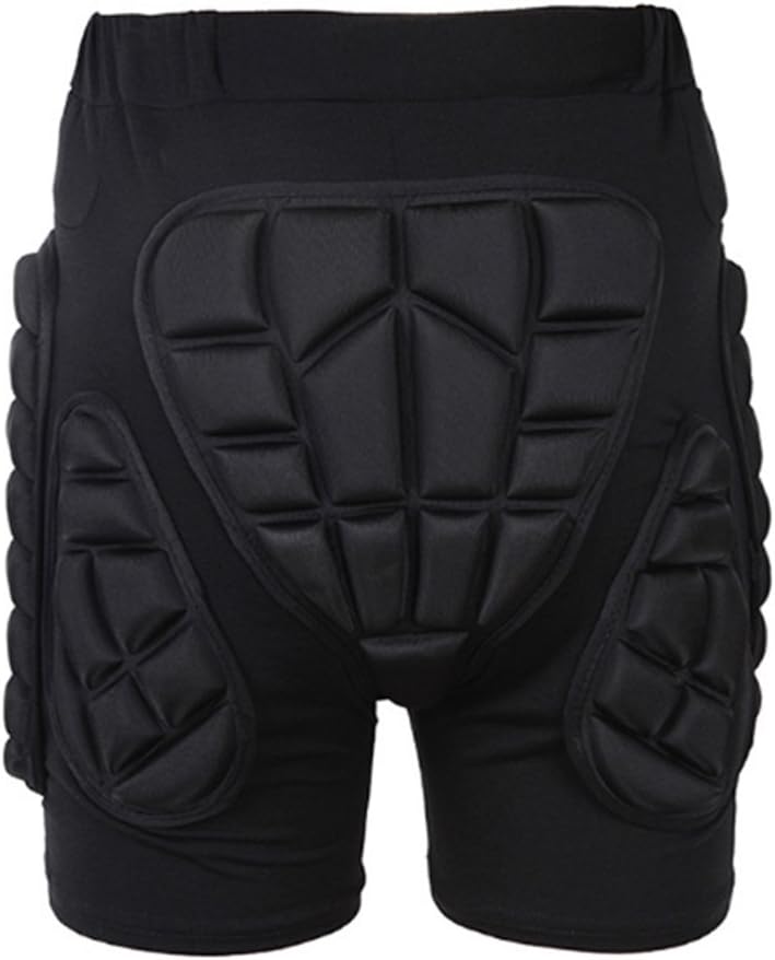 ESoku 3D Padded Shorts Impact Protection Hip Butt Underwear Pad for Snowboard Skating Volleyball Motocross Cycling (Size XL)