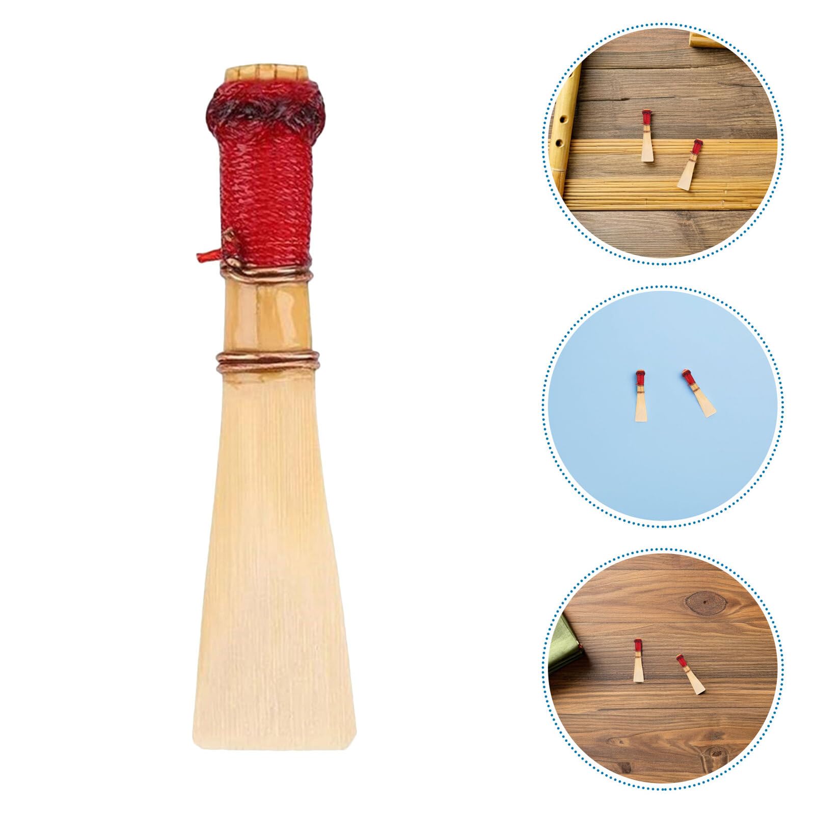 Baluue Ance di Ricambio per Fagotto Medie Naturali Set da 5 Pezzi Accessori per Strumenti a Fiato Ance Leggere per Musicisti Principianti e Professionisti in Confezione Protettiva
