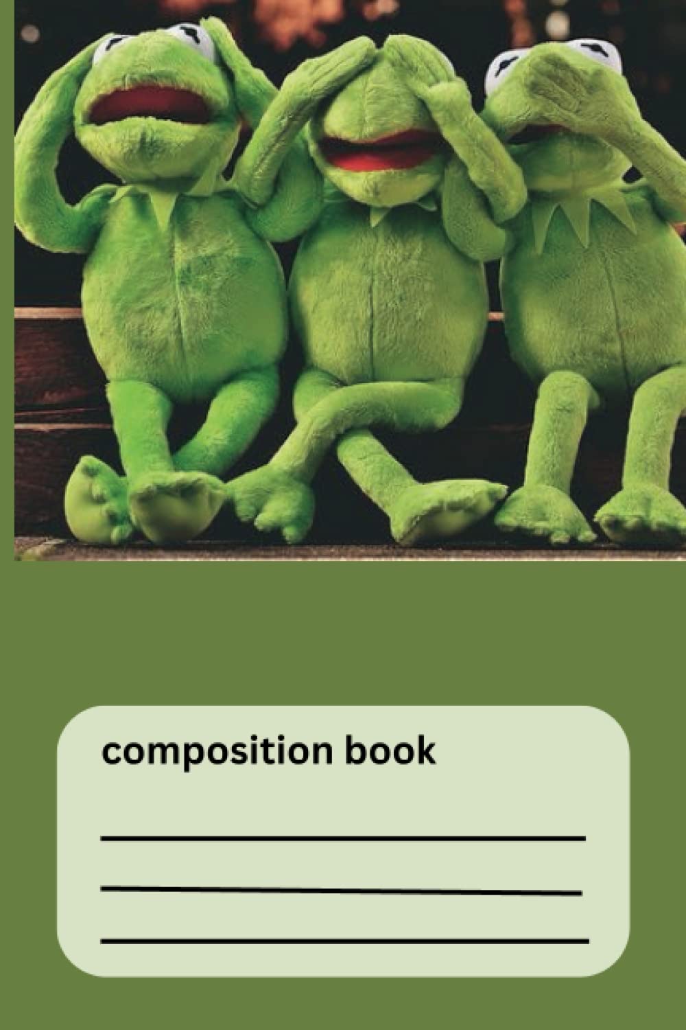 sweet frogs. No pain or evil.: lovely lined notebook with frogs. white paper with a 6x9-inch margin. 120 pages for adults, children, and teens.