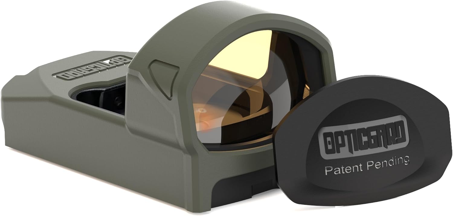 OpticGard Scope Cover Compatible with Vortex Venom Protect Your Optic While in Action from Stray Casing Drops Easy Snap On Includes a Detachable Lens Cover For Target Training Assistant Practice Green