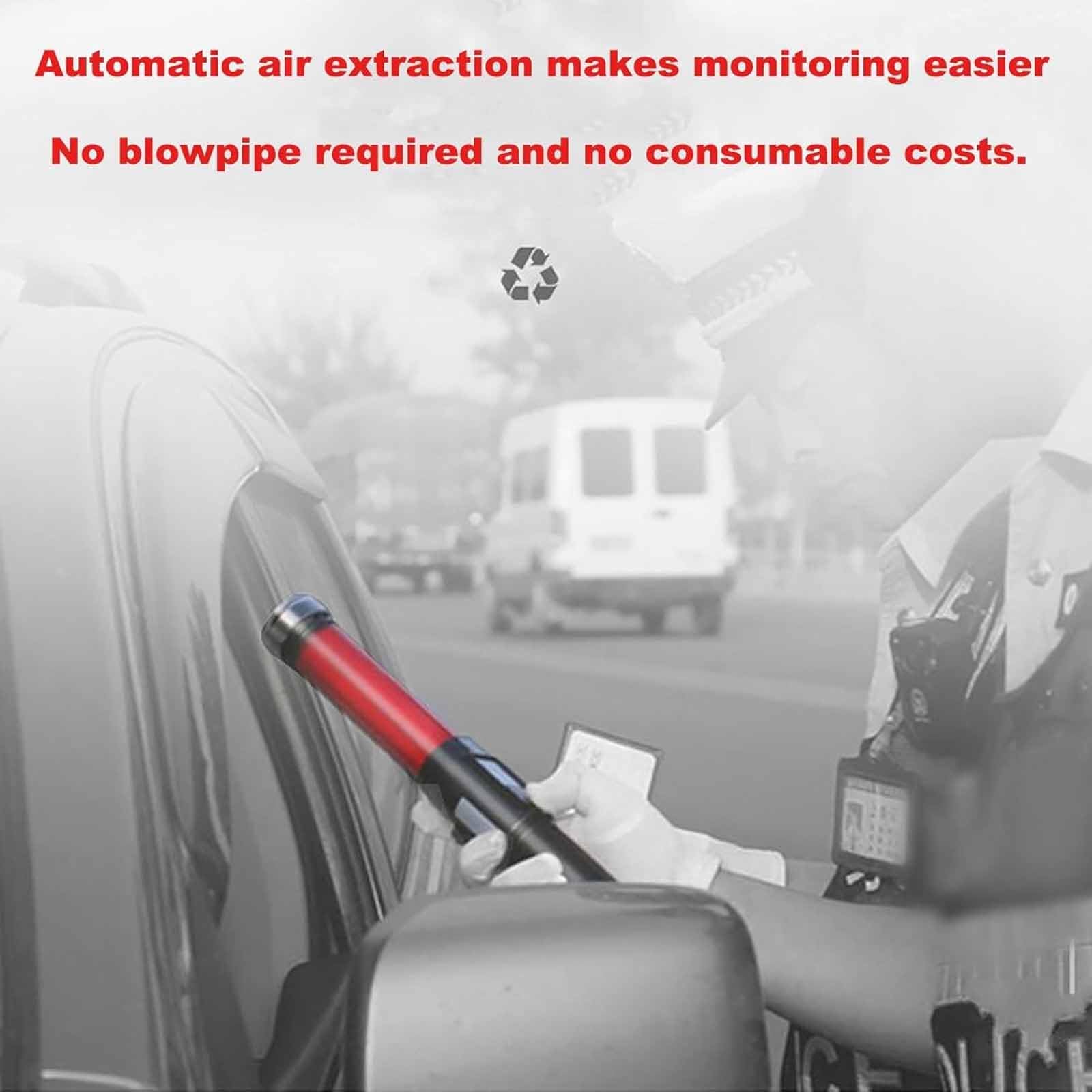 Alcootest Numérique De Police Pour Conduite En État D'ébriété, Testeur D'alcool Numérique, Test Rapide Des Éthylotests De Haute Précision Avec Écran LCD, Vérification Rapide Des Vibrations Et Des