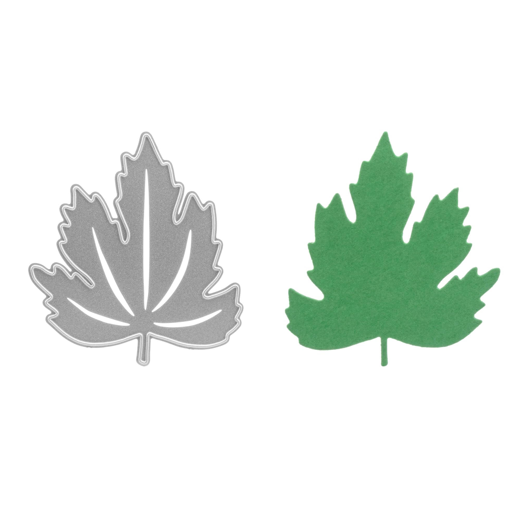 Cutting Dies Stencil: Maple Leaf - Unique Design for Creative Craft Projects, Ideal for Customising Cards, Invitations and Memorabilia