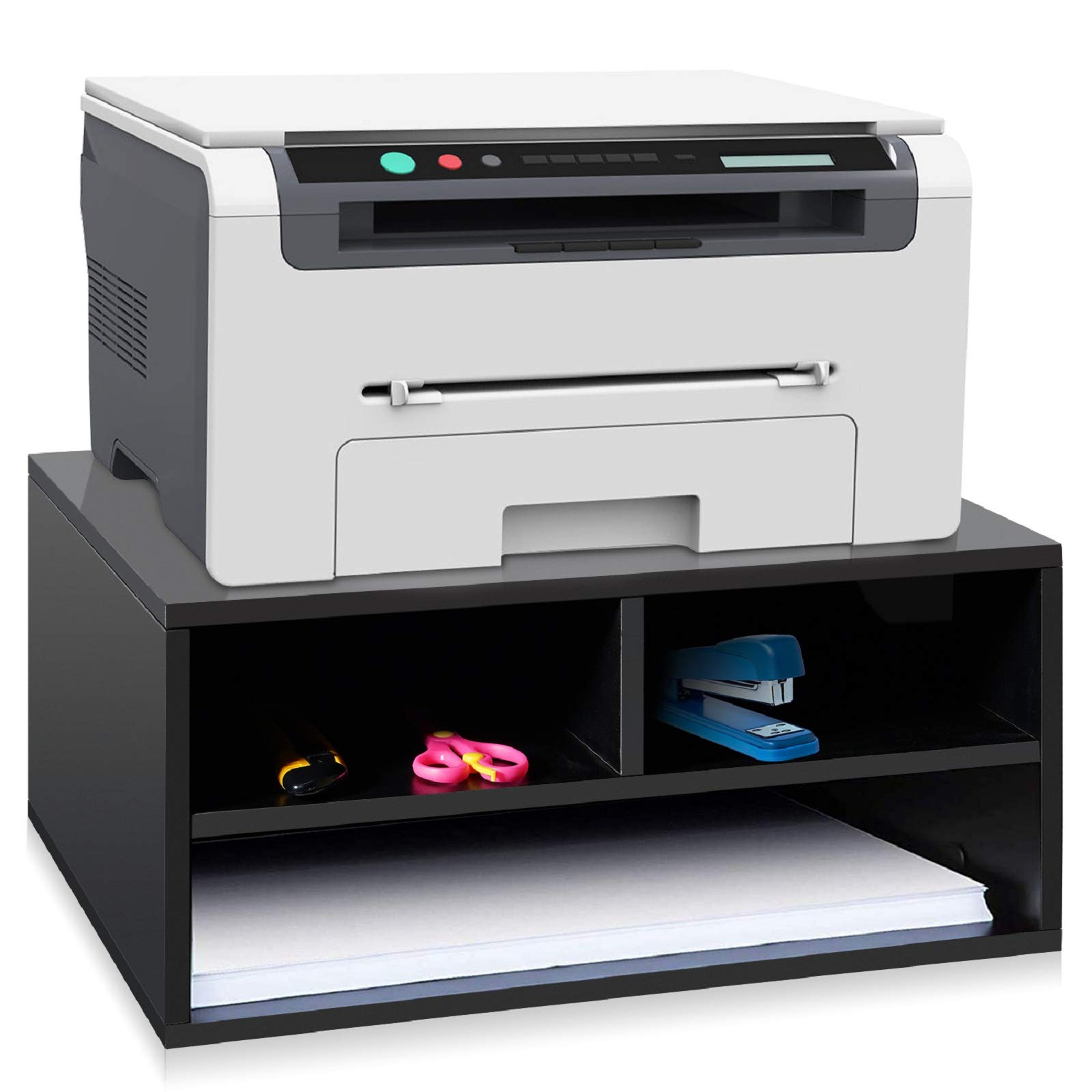 Buy Printer Stand with Storage,TwoTier Printer/Fax Stands Workspace Organizers, Monitor Laptop