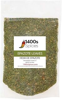 2oz Dried Cut Epazote Leaves, Hojas de Epazote Cortadas by 1400s Spices
