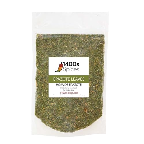 Miniatura 1 de Hojas de epazote cortadas secas de 2 onzas, hojas de epazote cortadas por 1400s Spices