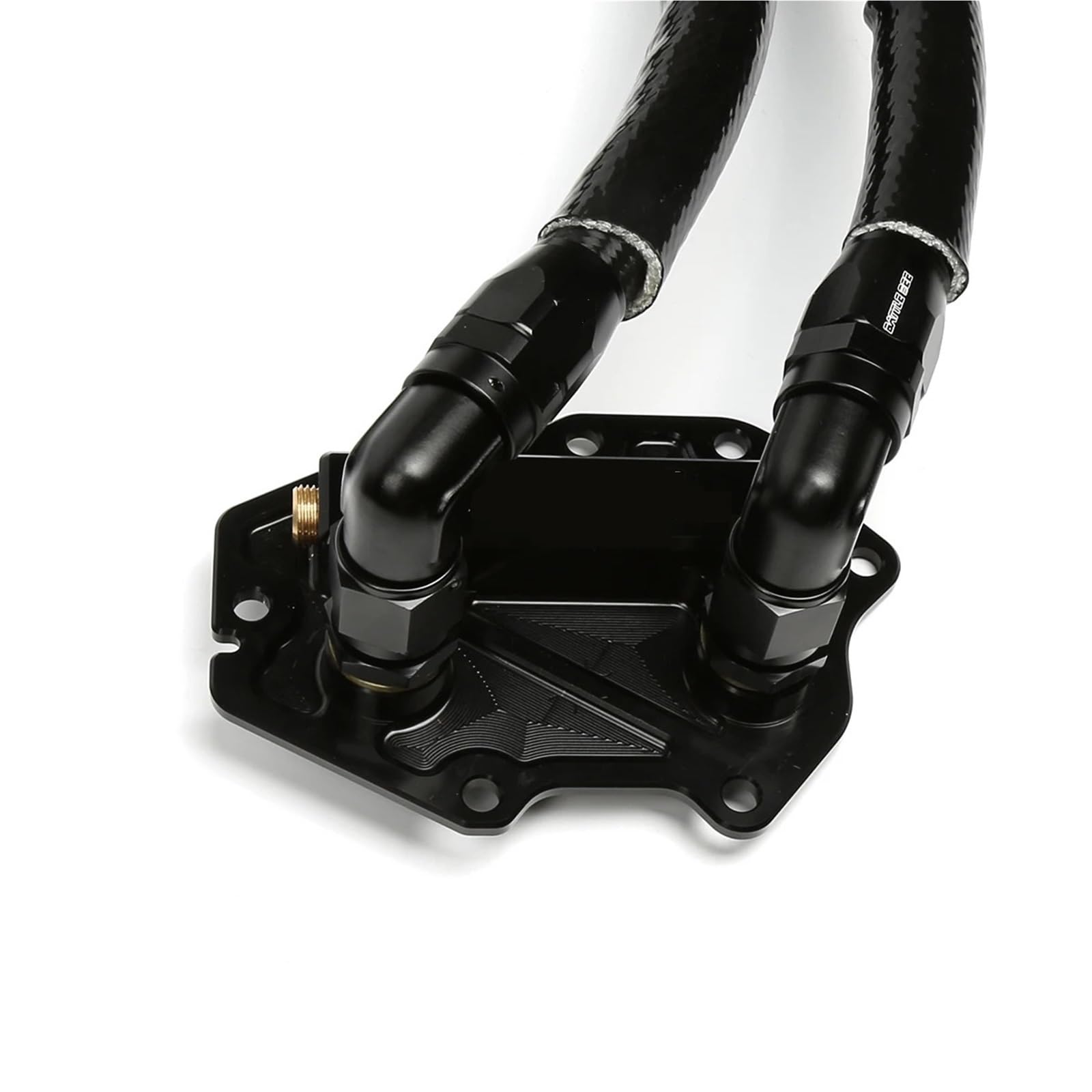 Radiador Enfriador Radiador Modificado Para Enfriador De Aceite De Motor De Coche Para BMW Serie G B48TU 2.0T. Adaptador De Placa Sándwich De De Aceite BB-OCA-115 en Radiadores del motor(AN8 Fitting)