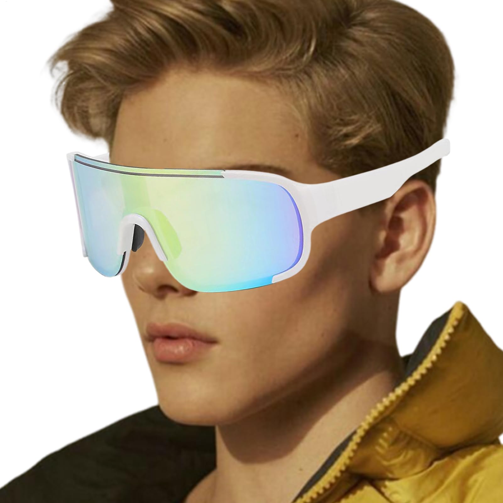 Motorrad Brillen - Helmkompatible Brille - UV-Schutz Anti-Beschlag Sportbrille Für Radfahren Ski Outdoor-Aktivitäten
