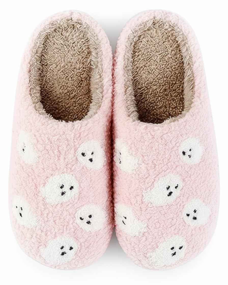 Unisex Meet Me at Midnight Slippers Fuzzy Warm House Slippers Winter Indoor Outdoor Shoes