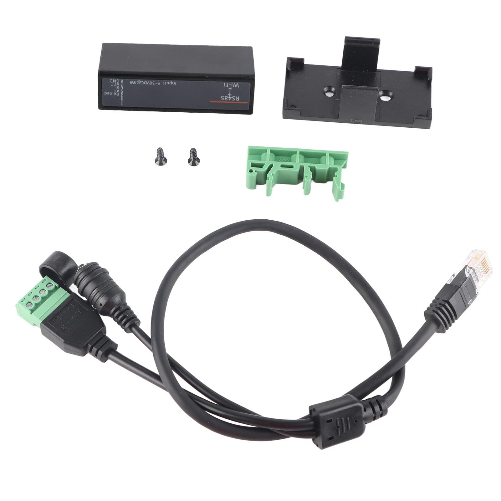 Dioche Elfin Ew11 Elfin-ew11 Bezprzewodowy Serwer Szeregowy na WIFI - Moduł Komunikacji Bezprzewodowej HF7221 z wbudowaną anteną, ModbusTCP, Wszechstronna Instalacja, Wejście Zasilania 5-36V,