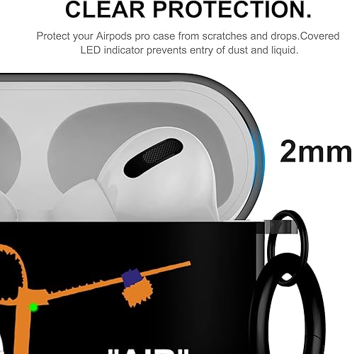 Miniatura 2 de Gedicht Funda para Airpods Pro de 2 generación 2022 Air Sports Shoes funda protectora de TPU suave resistente para Apple Airpod Pro 2 con llavero