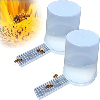 2 Pcs Beehive Drinking Bowl, Beehive Beekeeping Water Bee Feeder Drinking Water, Honey Entrance Beehive Drinking Bowl Beekeeping Water Feeder Bee Keeping Equipment Nest Beekeeper Tool
