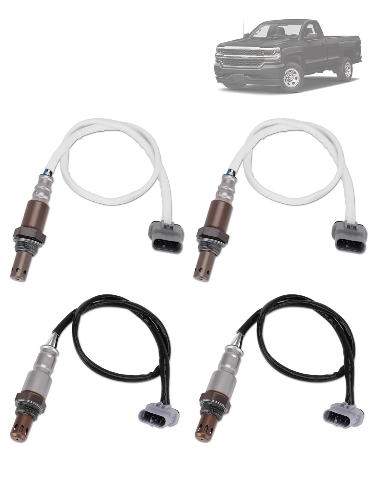 Photo 1 of YEHERIT 4PCS Oxygen O2 Sensor Upstream & Downstream Compatible with Chevy Silverado 1500 Suburban Tahoe, Cadillac Escalade, GMC Sierra 1500 4.3L 5.3L 6.2L 2014-2018 Replace for 234-4940 234-4974