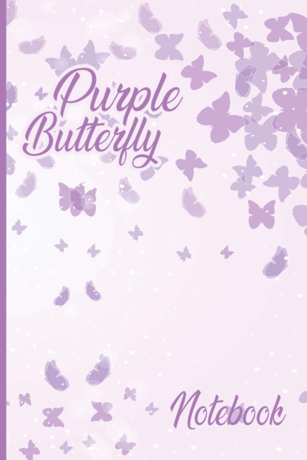 Purple Butterfly: Notebook Planner 6” X 9” 100 pages