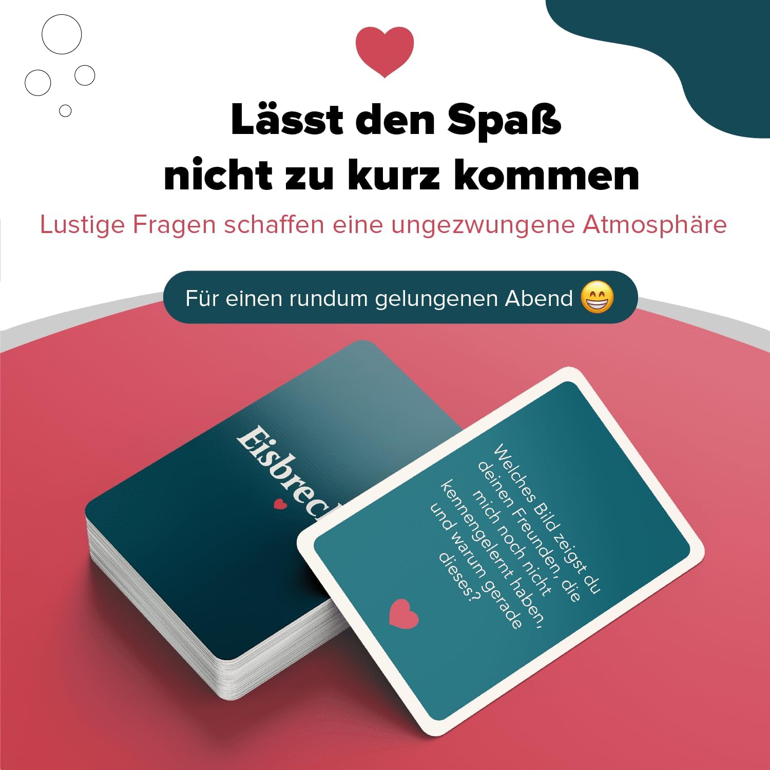 TIPSI Unter Uns Couples Game - 170 Funny & Deep Question Cards For Date Night, Anniversary Gifts