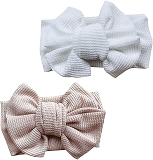 PRETYZOOM 2 Peças Arco Tiara Meninas Hijab Faixa De Cabelo Infantil Faixa De Cabelo Elástica Com Arcos Faixa Infantil Decorativa Faixa De Cabelo Infantil Arco De Cabelo Infantil Elástico