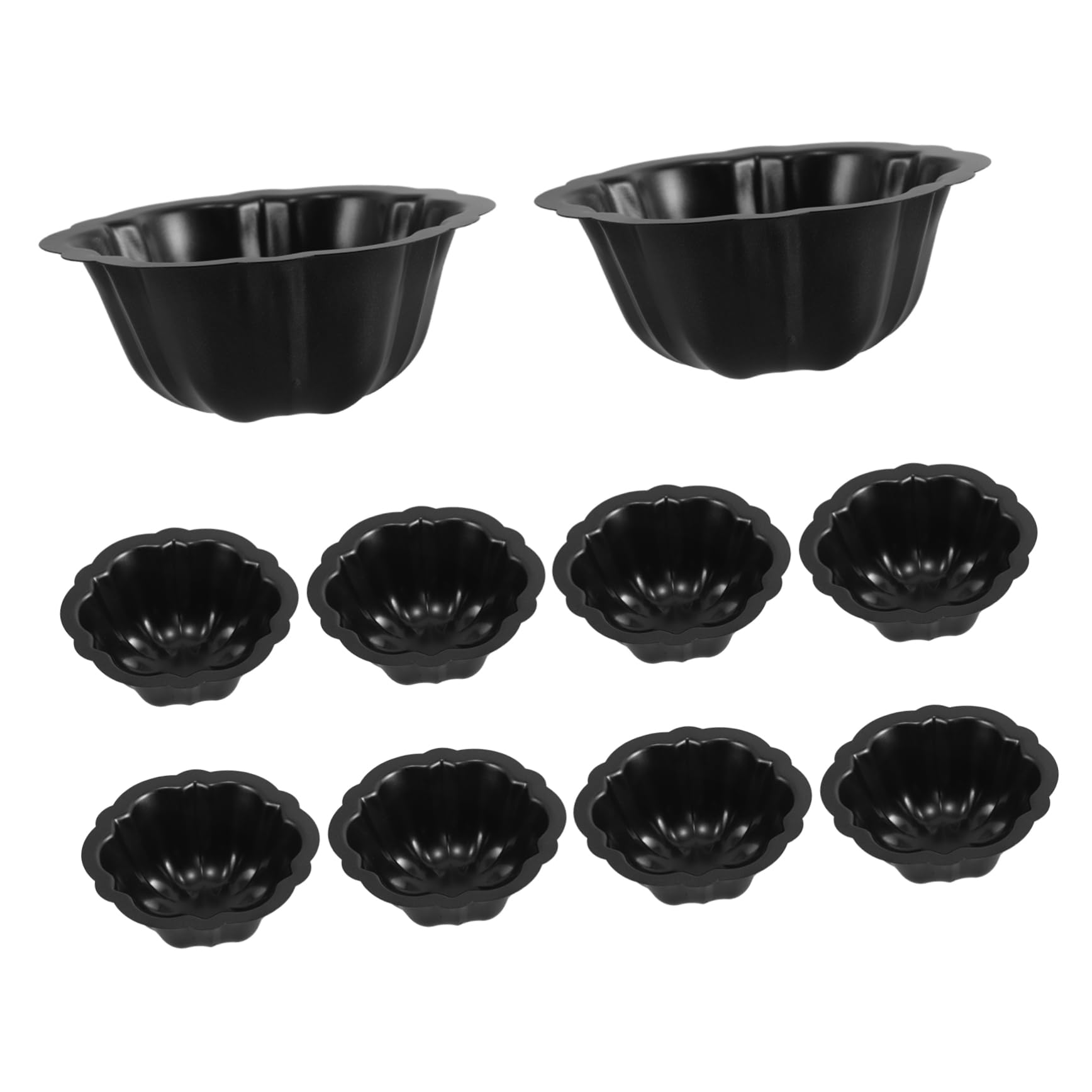 COLLBATH Moldes Para Pasteles Mini 10 Piezas Antiadherentes Silicona Colores Surtidos Diseños De Dibujos Animados Para Hornear Cupcakes Cumpleaños y Fiestas