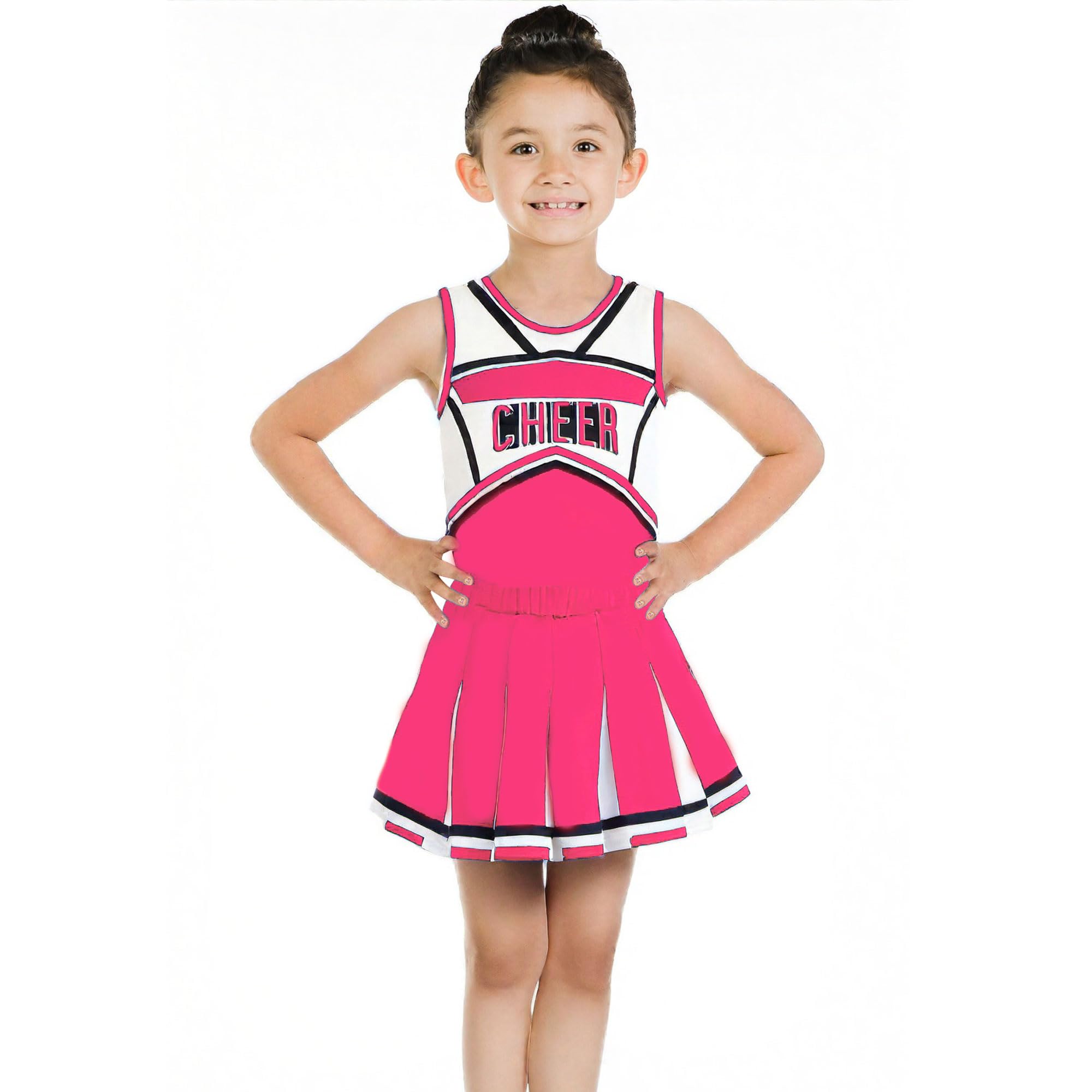 Cheerleader danz teamプリーツスカート 7-13 Amazon.com: Danzcue Cheerleader Costume for Girls, Cheerleader