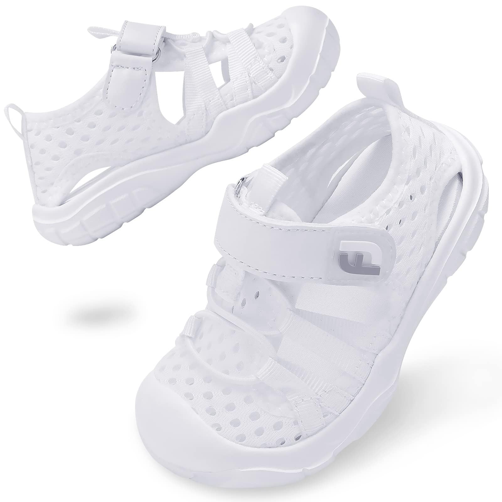 JOINFREE Toddler Boys Girls Water Shoes Breathable Qucik Dry Sport Beach Sandals Lightweight Barefoot Flexible