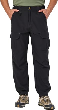 Hiking Pants Men Quick Dry Tactical Pants Lightweight Stretch Cargo Work Hiking Outdoor Fishing Travel Pants