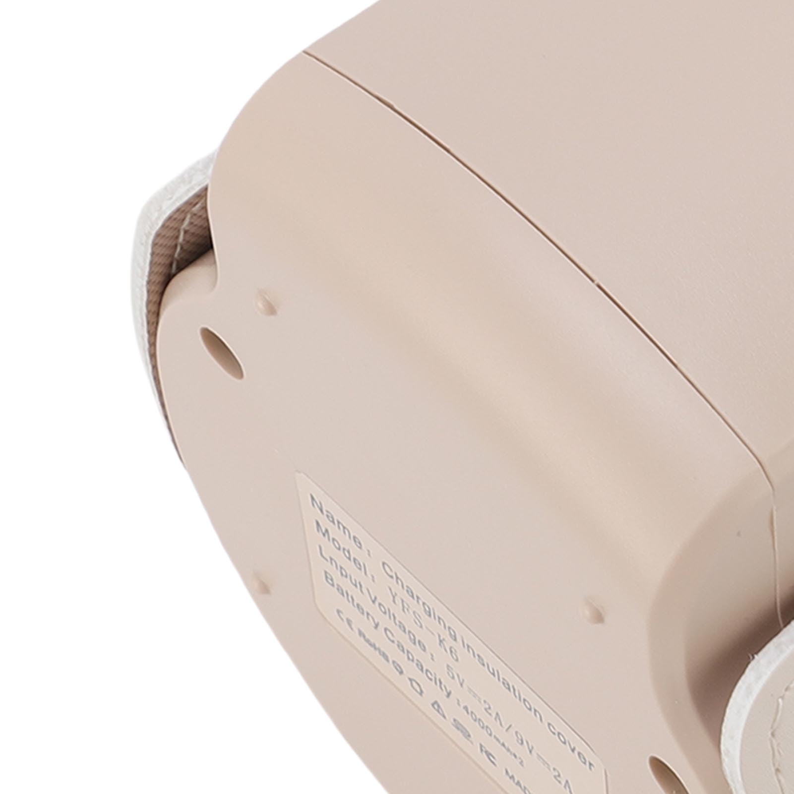 Cocoarm Scaldabiberon Veloce, Scaldabiberon in Pelle ABS con Riscaldamento Cordless USB C, Controllo della Temperatura a 6 Livelli da 100,4 a 122°F, Luce Notturna per Viaggi e Allattamento Notturno