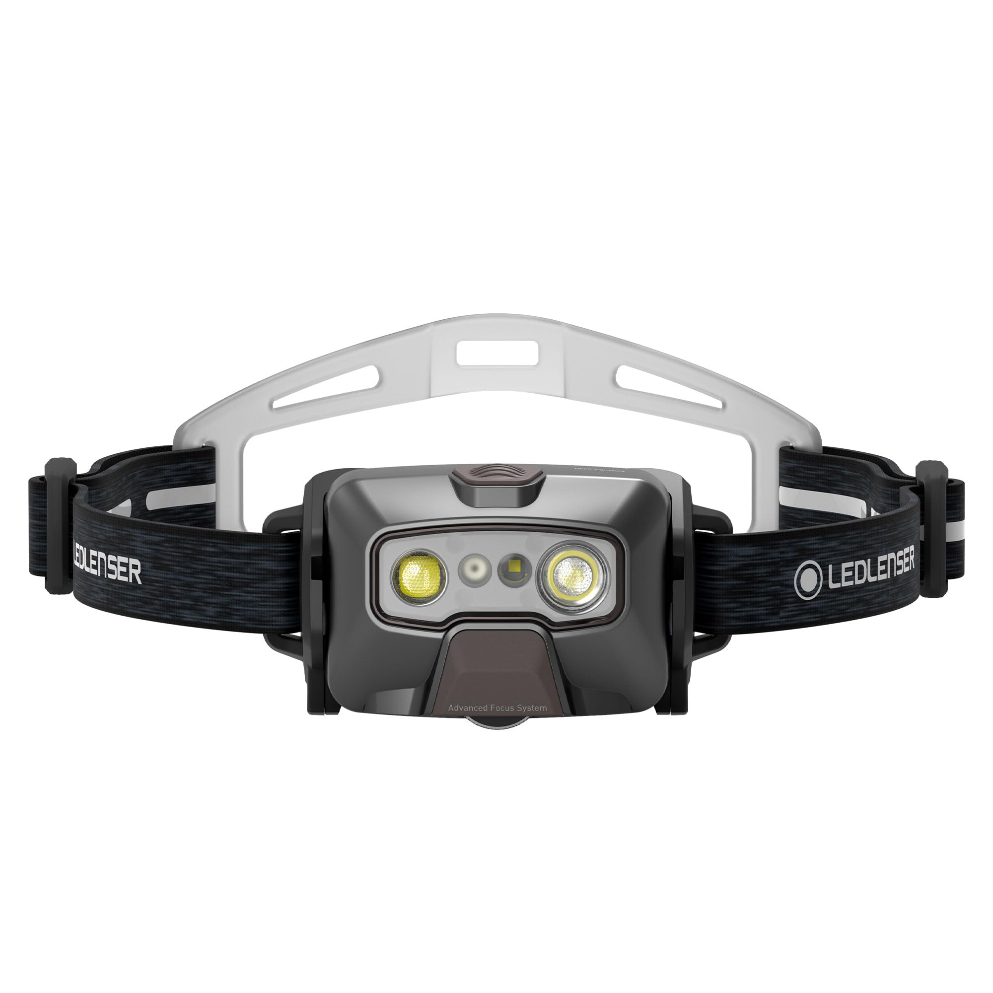 Ledlenser HF6R Signature Rechargeable Head Torch, 1000lm, 170m Beam, IP68 | Enfoque ajustable, hasta 60h de autonomía, 7 modos con RGB, 135g, frontal estanco, ideal para camping, senderismo | 2023