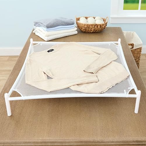 The Lakeside Collection Flat Drying Rack for Sweaters or Delicates - Mesh Design