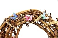 Vista 6 de Mariposas de micro resina, casa de muñecas en miniatura, pequeñas mariposas de terrario, casa de muñecas de jardín de hadas, mini decoración