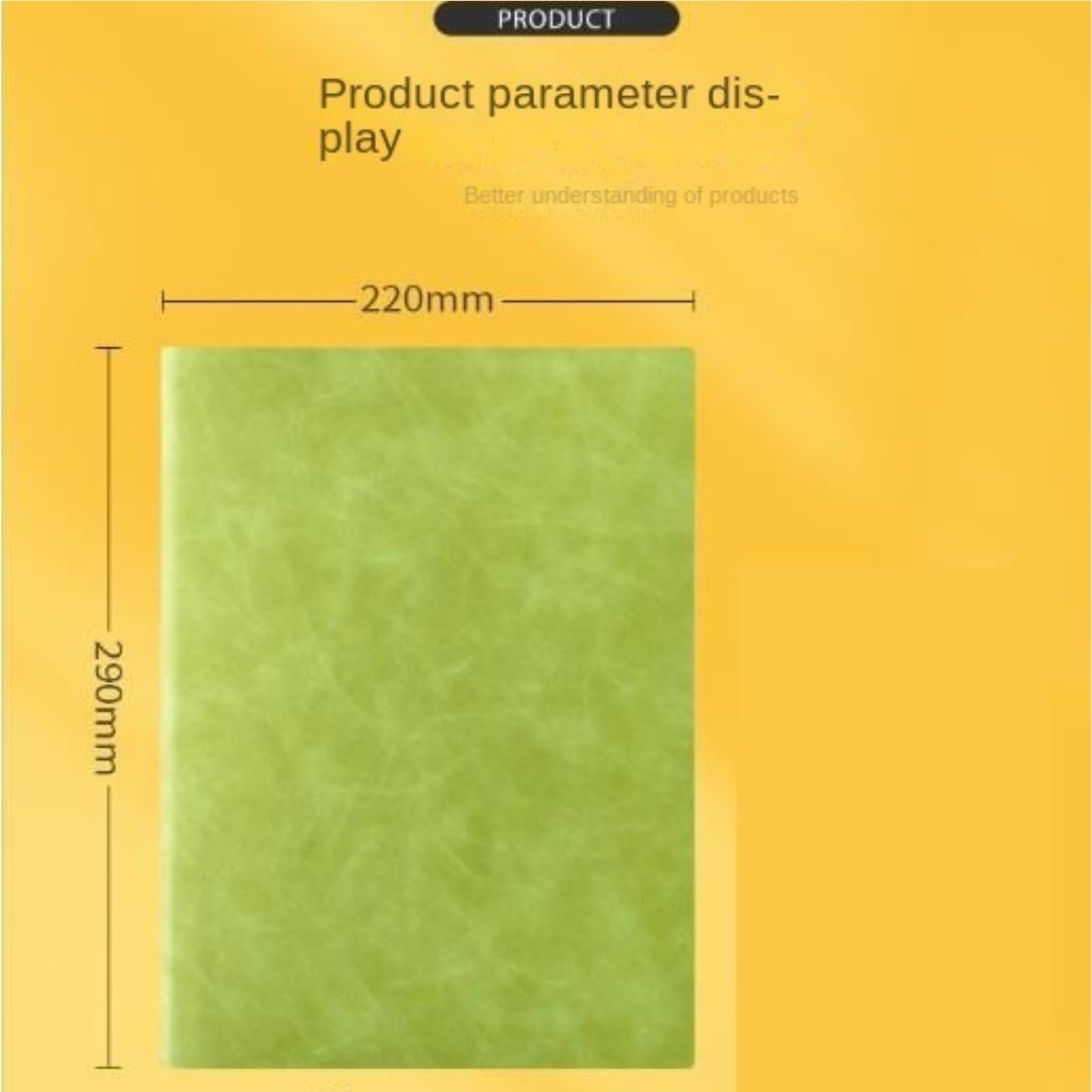 Notatnik, Blok Notatek Notatnik A4, Gruby, Poziomy, Miękka Oprawa, Pamiętnik Zeszyt do Biura i Szkoły(Rot)
