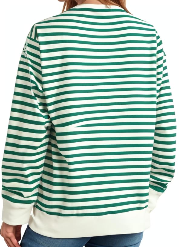 Image of VIMAL JONNEY Women Striped T-Shirt || T-Shirt for Women || Full Sleeve T Shirt || T-Shirt-VIMAL640620