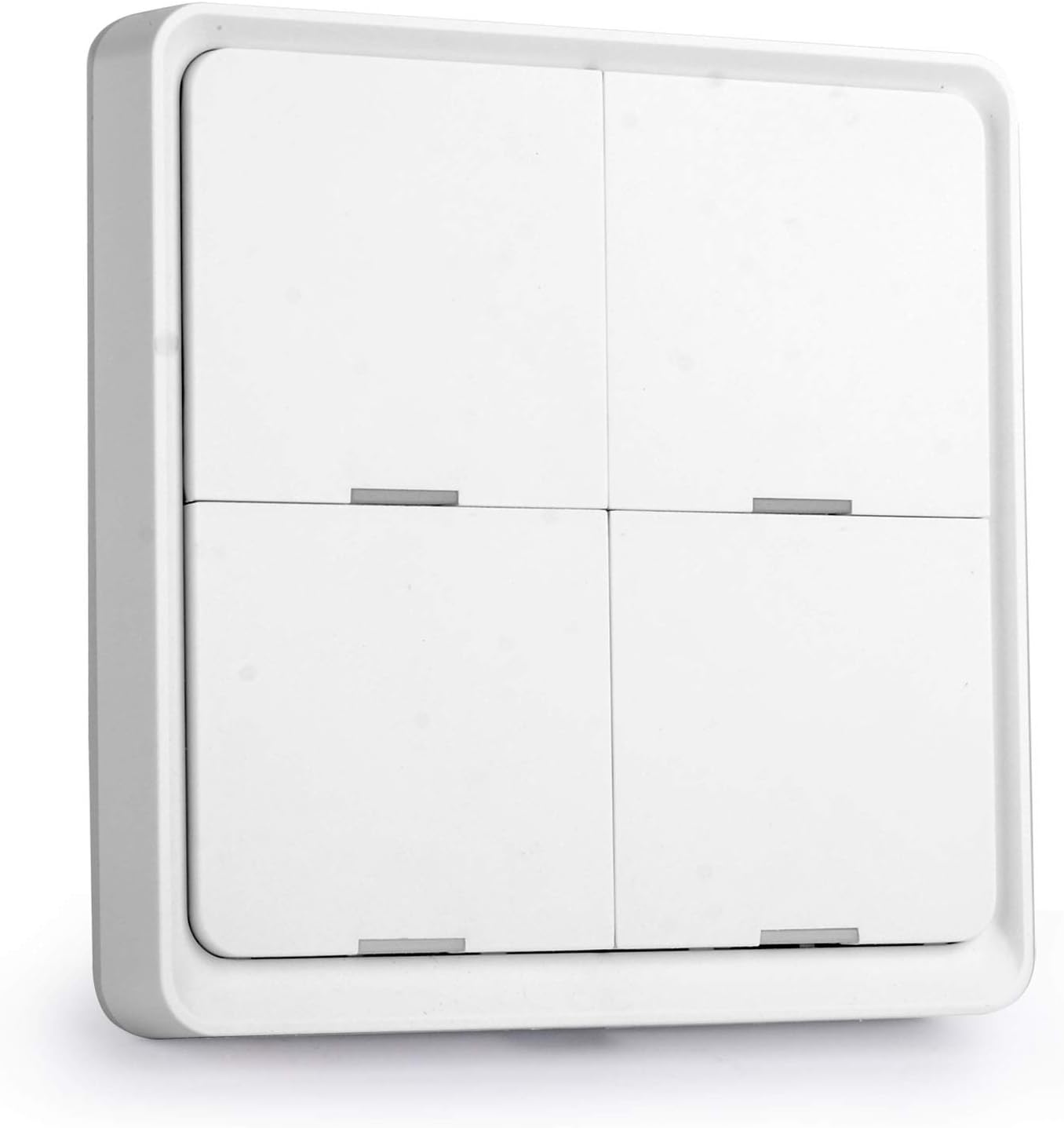 GoolRC Wireless Smarts Scene Switch 4 Gang Scenario Switch 4 Road Slab Scene Keys Switch Tuya Smarts Home Assistant Smarts Home Automation Compatible with Alexa, Google Home, Siri, Smarts Life