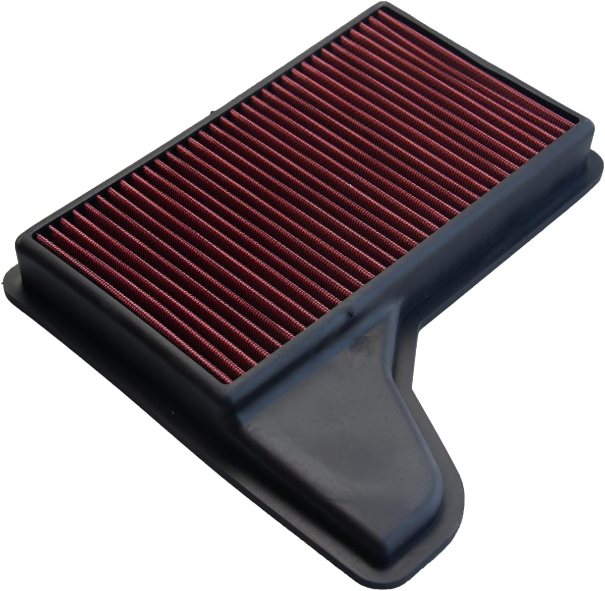 AZIFOK High-Performance Engine Air Filter Compatible with Ford Mustang,GT, 2015-2023, Washable & Reusable High Flow, Increases Horsepower, Replacement for 33-5029, Red