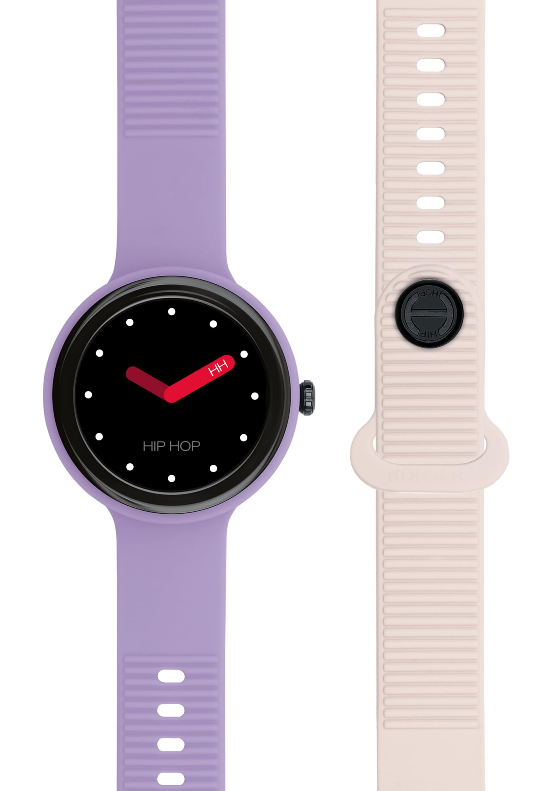 HIP HOP, Hero.NEXT Smartwatch damski z 2 wymiennymi silikonowymi paskami, inteligentny zegarek z wyświetlaczem 1,09 cala, Bluetooth 5.0, funkcje zdrowotne i sportowe, kompatybilny z iOS i Androidem