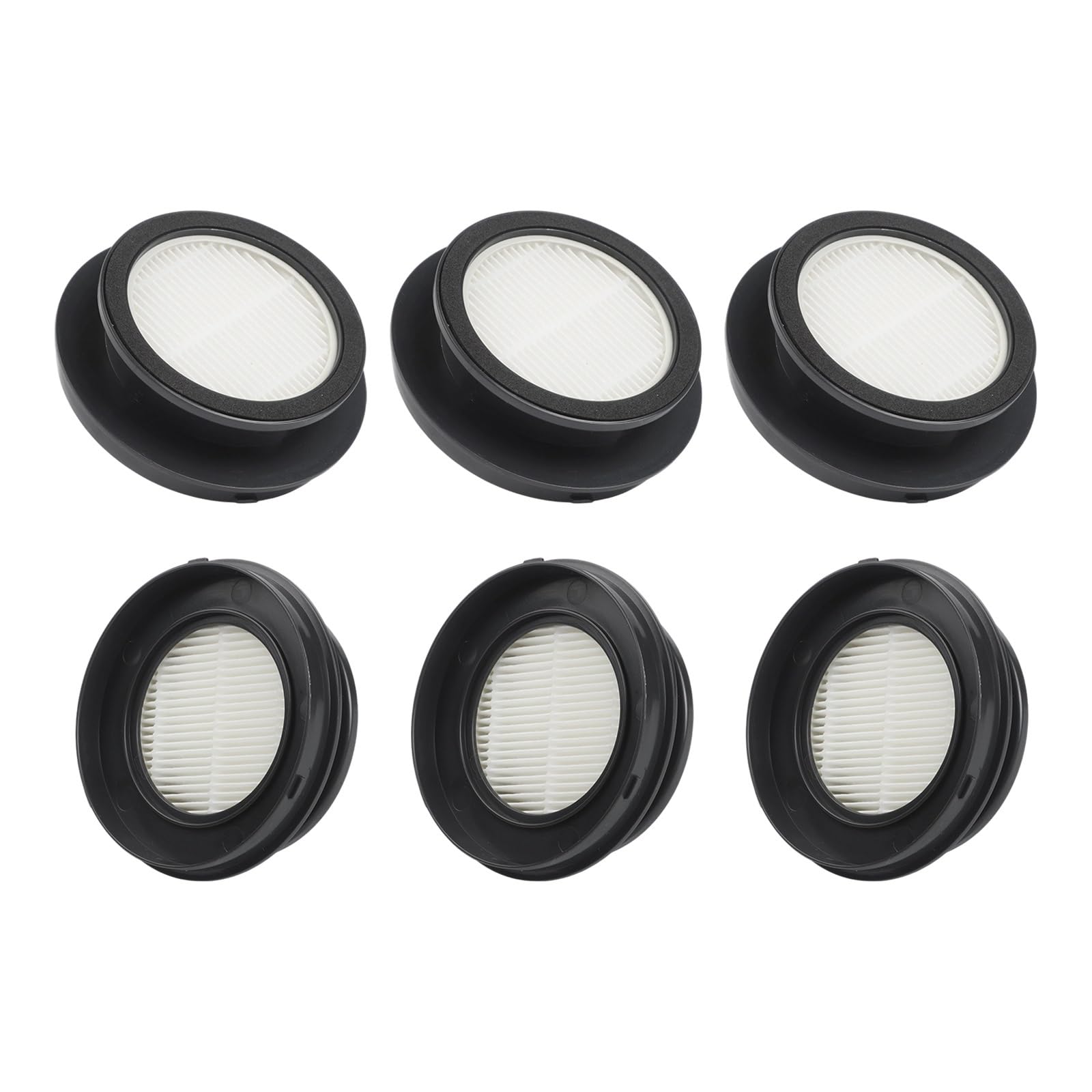 EEZII 2/4/6 Pcs Reusable HEPA Filter，Compatible For Laresar，For V7 Home Handheld Vacuum Cleaner Accessories Filter Element(SET1)