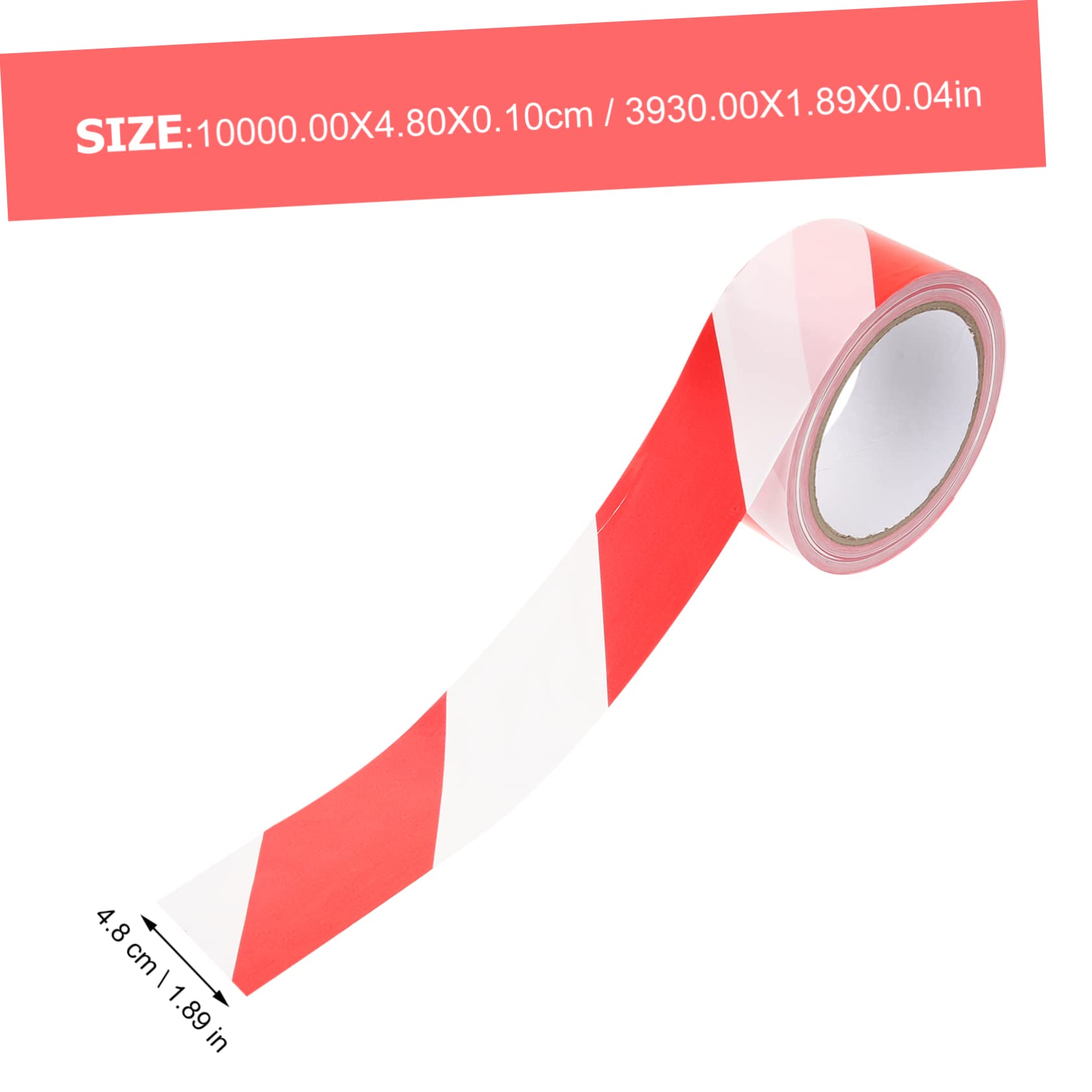 Amosfun 5 Set Nastro Segnaletico Pe Non Adesivo Resistente Strappo E Intemperie Per E Sicurezza Zone Pericolose 2 * 5