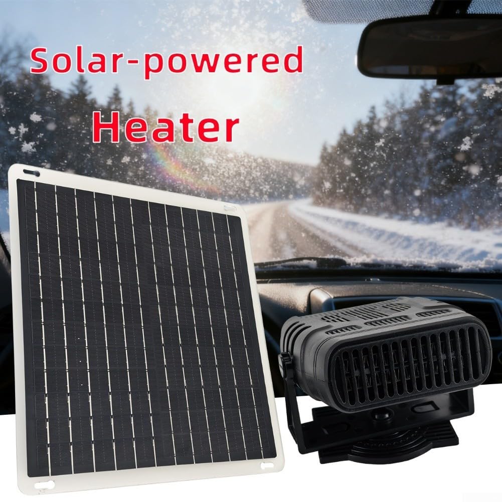 Calentador del panel solar de 10W con la fan para el calentamiento de la casa del coche o del animal doméstico, calentador solar de la cabina del vehículo, calefacción al aire libre portátil