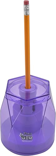 Miniatura 7 de Westcott iPoint GEM - Sacapuntas con batería, color morado (00576)