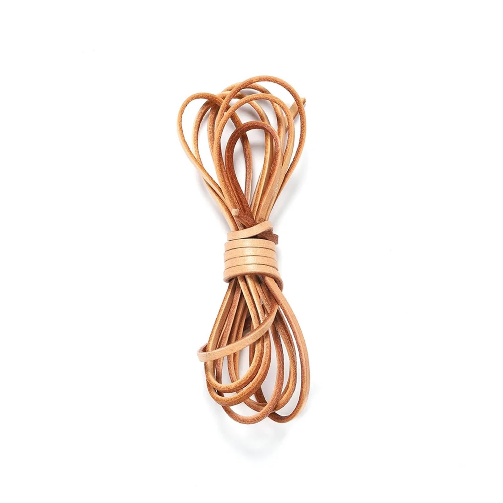 Cordon plat en cuir de vache véritable 2mm pour réparer bracelet