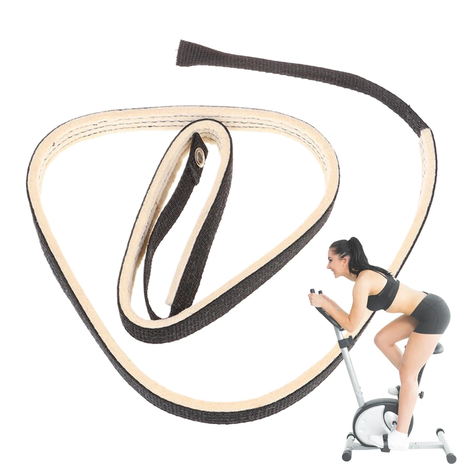 Pas cierny do roweru treningowego,Pas cierny do roweru treningowego Wymiana | Pas parciany Zapasowe napięcie oporu do ćwiczeń na rowerze stacjonarnym, ćwiczeń w domowej siłowni,