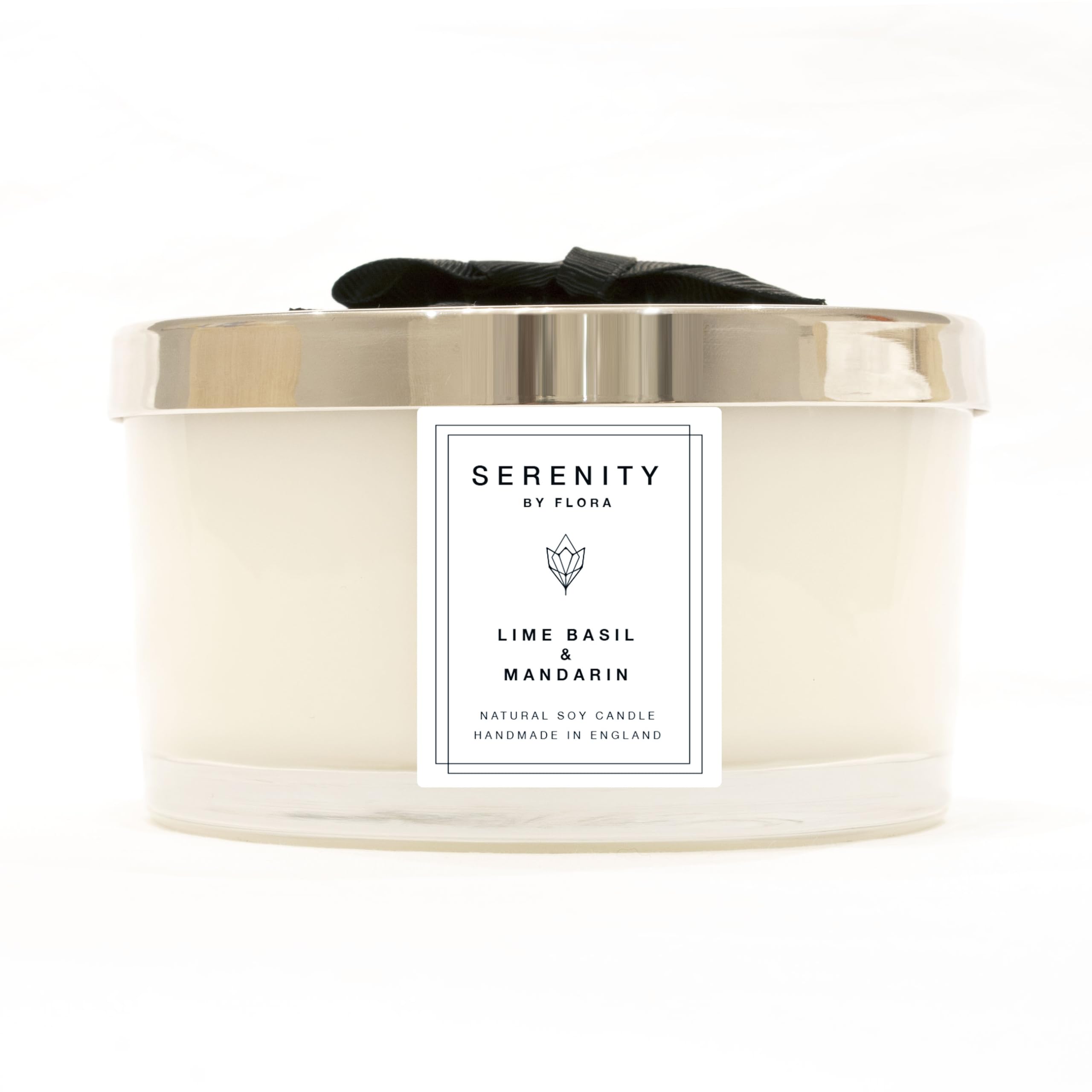Lime Basil & Mandarin Luxury Soy Candle | Free Gift Wrapping | Vegan | Scented Candle | Handmade | Birthday | Anniversary | New Home | Gift Idea | Valentine's Day (Large 430g)