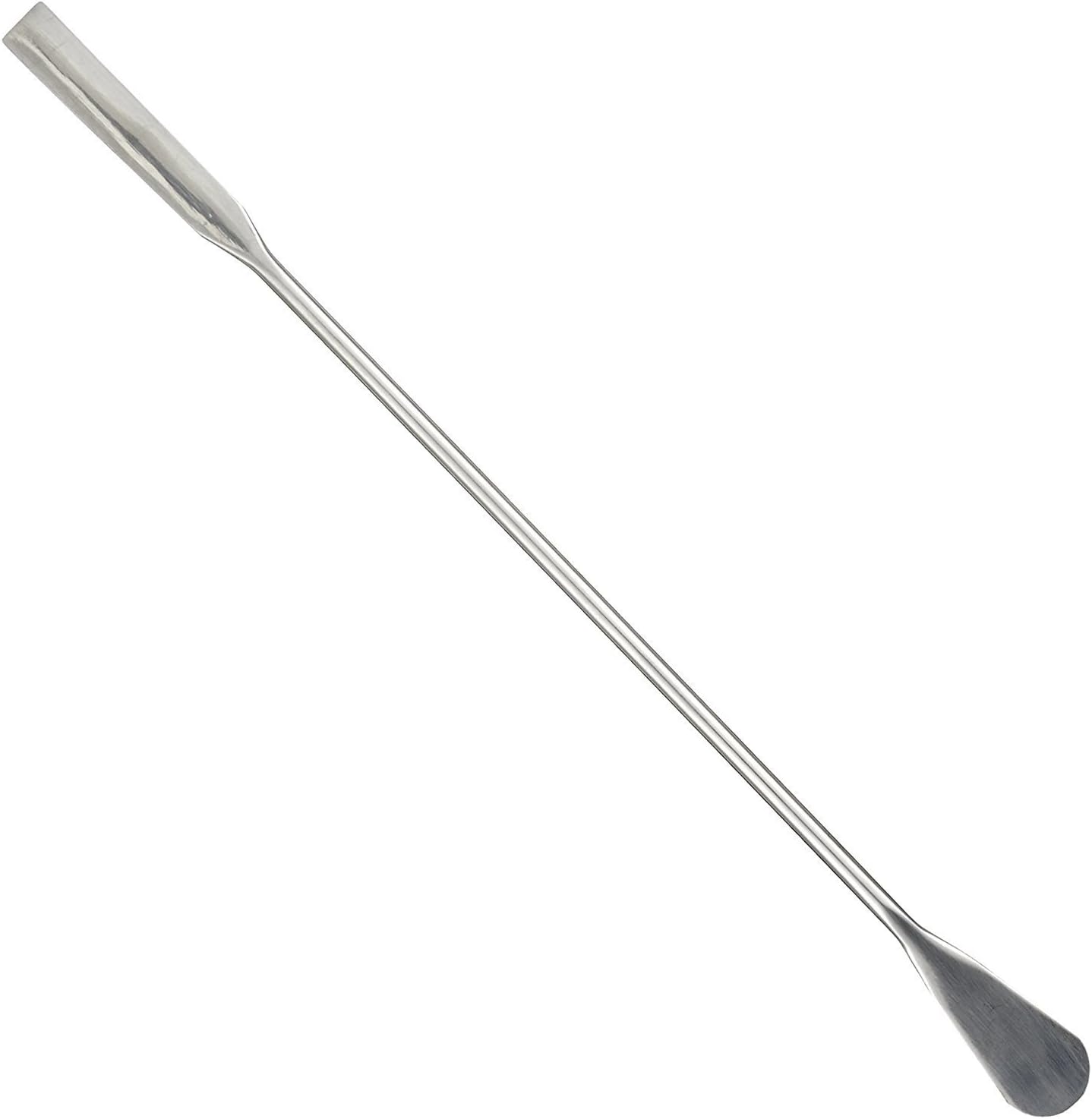 IMS IMS-Sqsp-7 Stainless Steel Lab Micro Spatula Flat Square/Spoon Ends 7" Length