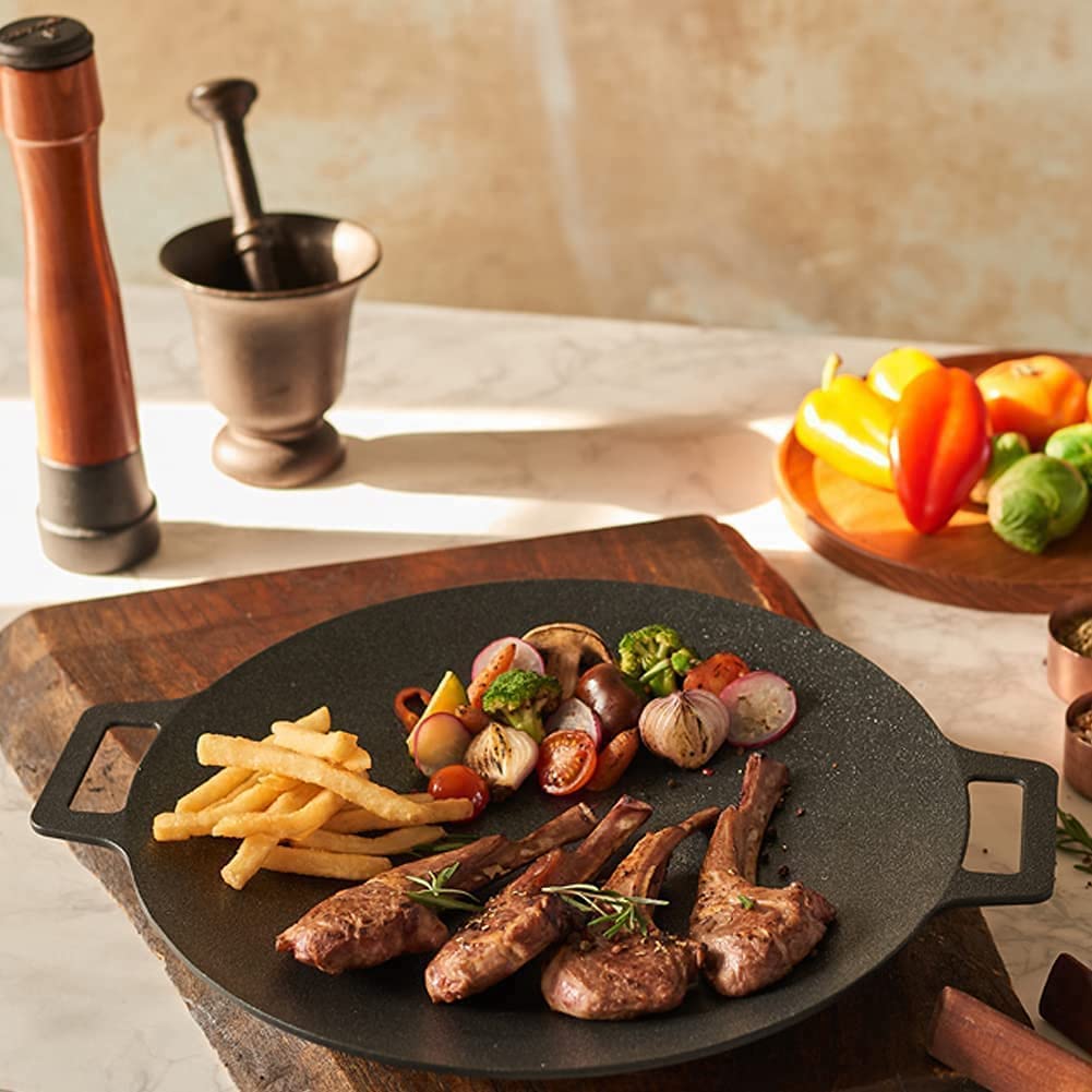 Wok de hierro al aire libre para freír inducción abierta parrilla redonda para cocinar en el hogar, campo de cocina, barbacoa, accesorios de camping