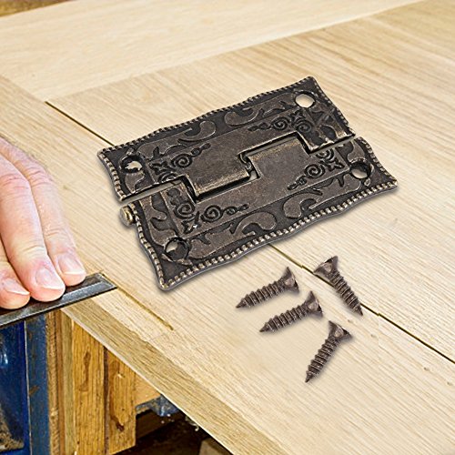 Nikou Hinges - 10Pcs Spring Hinge 0°-270° Antique Bronze Case Hinges Cabinet Jewelry Box Hinges Door Furniture Wood Case - Image 3
