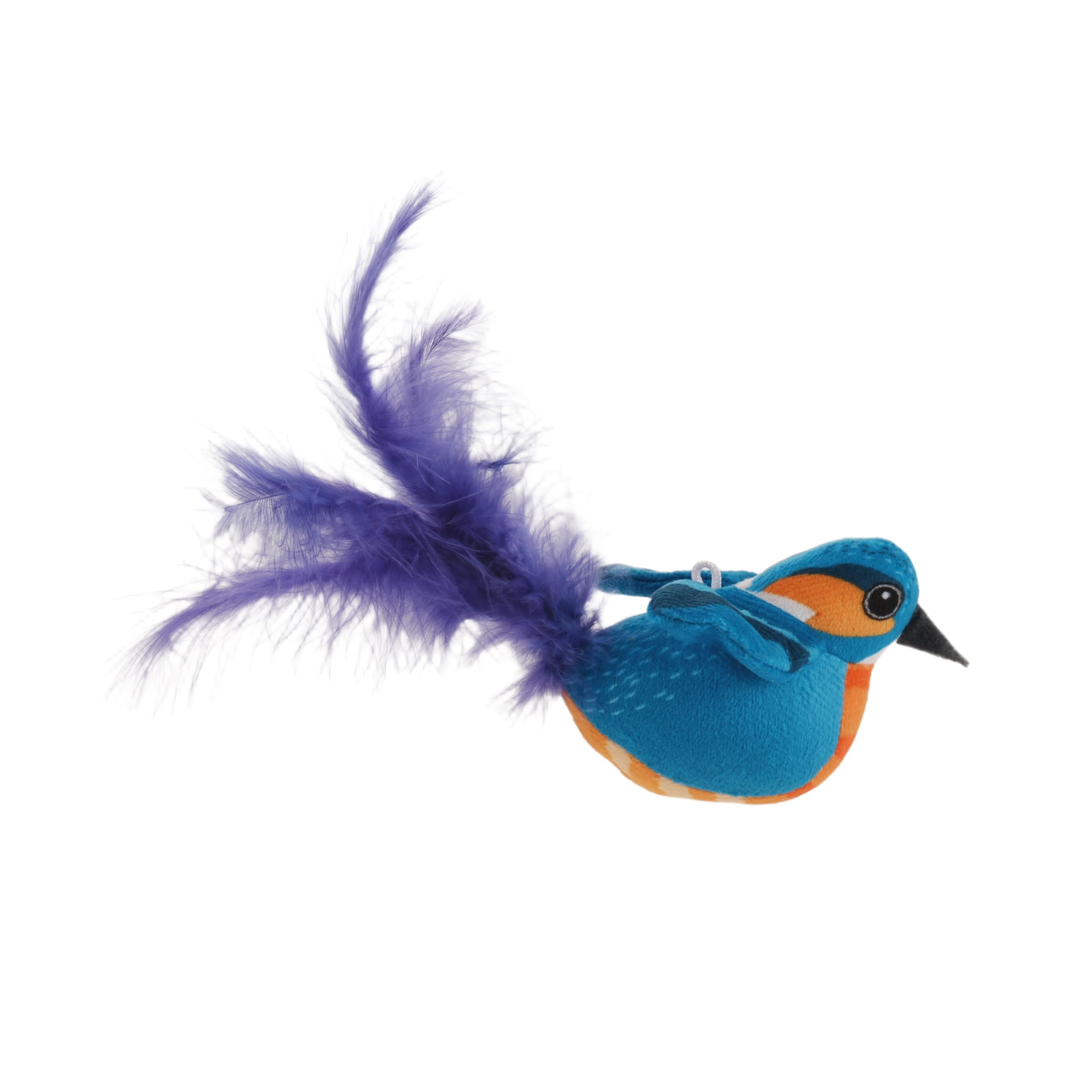 Alasum Jouet pour Chat Oiseau Volant en Peluche Sons, Baguette | Chaton et Chat, Usage Intérieur à Maison, Design Captivant pour Interaction et Activité