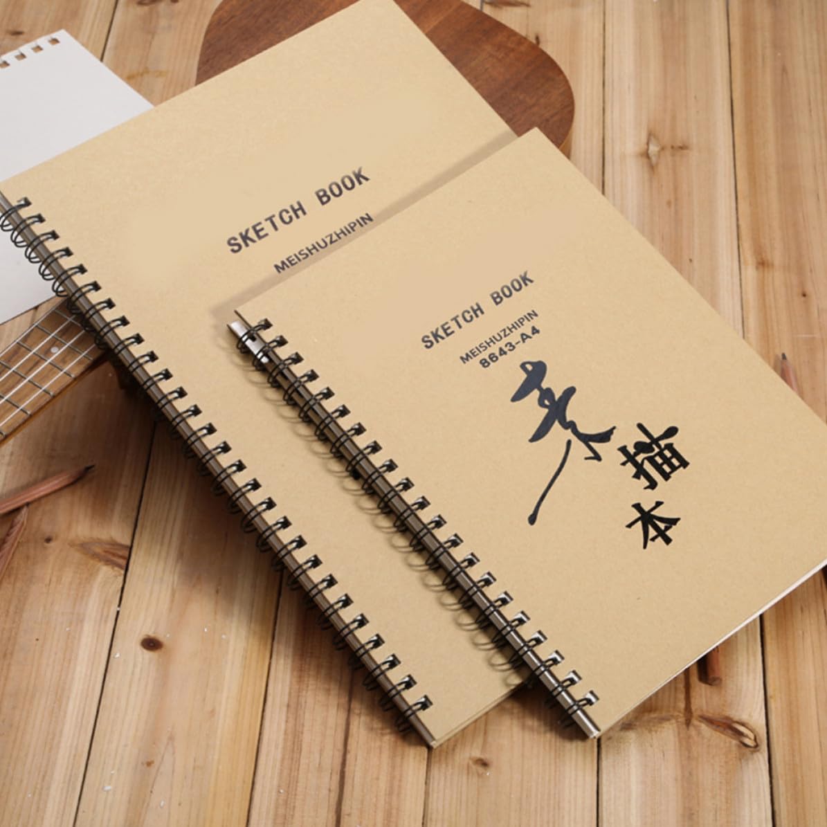 Zerodeko 2pièces Cahier Croquis Dessin Papier pour Étudiants Carnet de Croquis Art Sketch Book