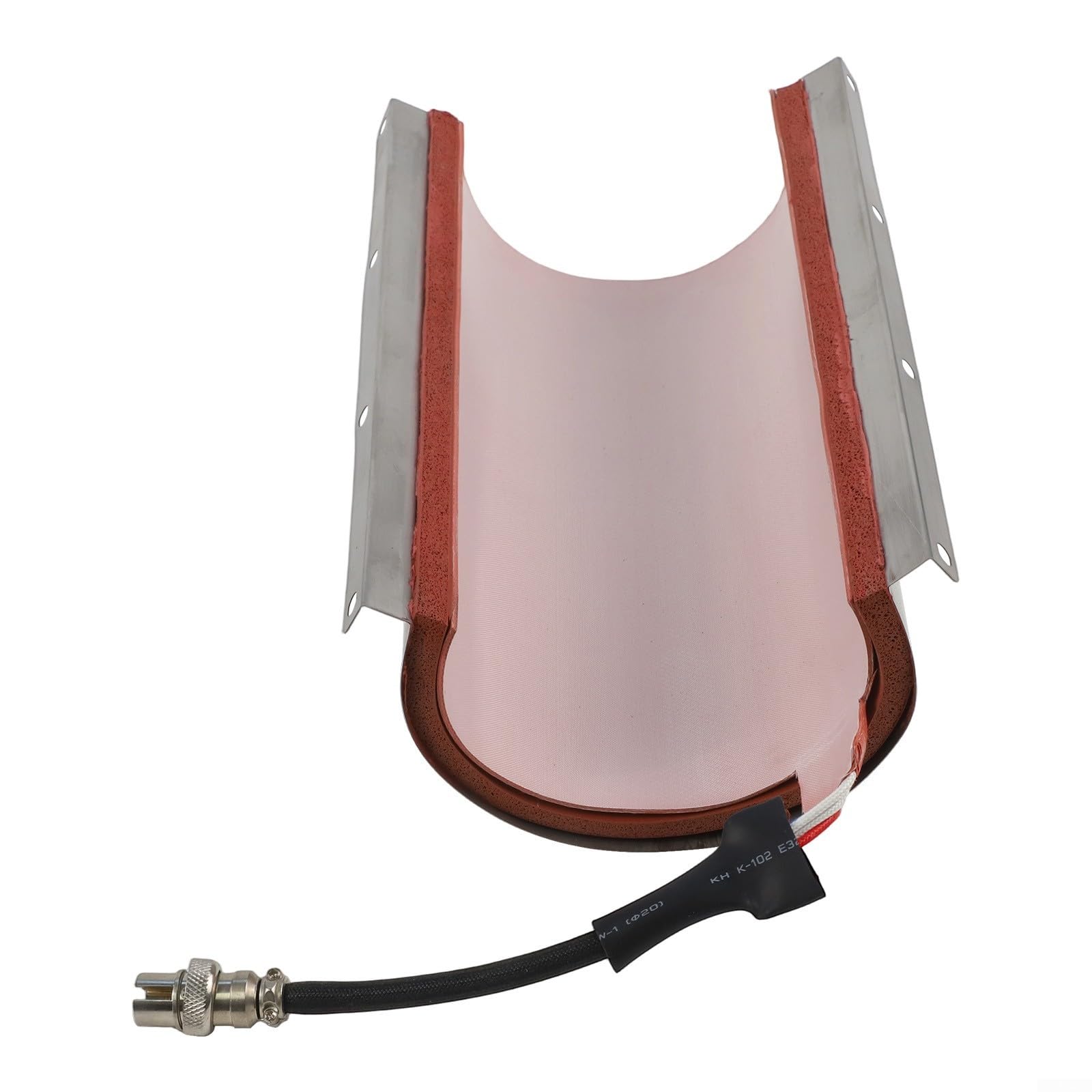Almohadilla de transferencia de calor para tazas compatible con máquina de impresión por sublimación, silicona + posavasos calientes de acero inoxidable para prensa de tazas de -17.8-204.4 °C