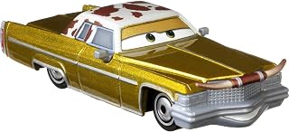 Disney Cars Toys and Pixar Cars Tex Dinoco, Miniature, Collectible Racecar Automobile Toys Based on Cars Movies, for Kids Age 3 and Older, Multicolor