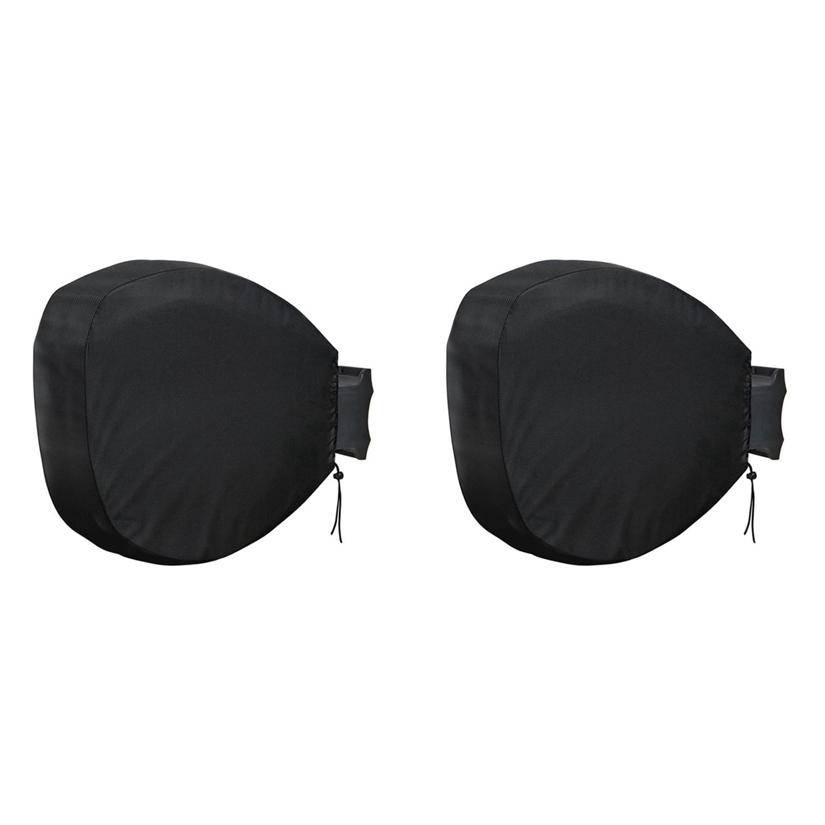 Jnchdghwa Black 2X 420D Painted Garden Wall Mount Retractable Hose Reel Cover Waterproof Sun Protection Hose Reel Cover