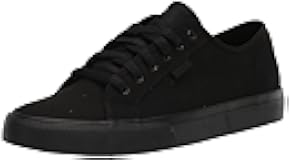 DC Mens Manual Low Top Vegan Friendly Casual Skate Shoe