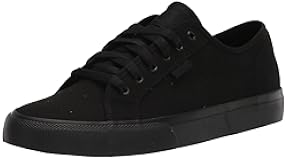 DC Mens Manual Low Top Vegan Friendly Casual Skate Shoe